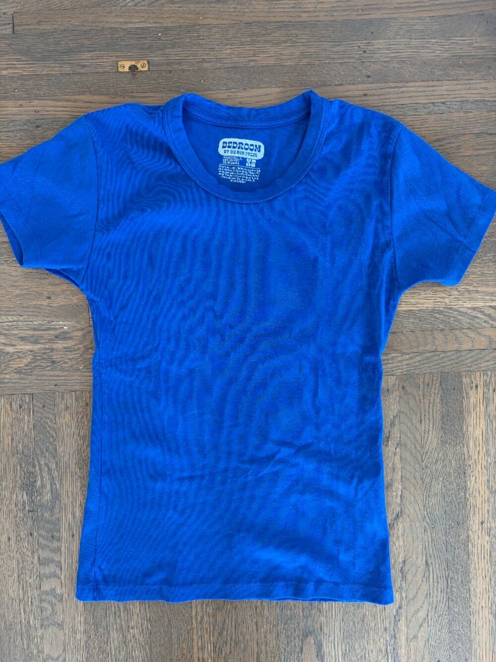 Blue Big Bud Press Bedroom Tee!